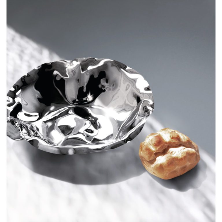 ALESSI Cestino Rotondo In Acciaio Sarrià - 90084 - LEDAR SHOP