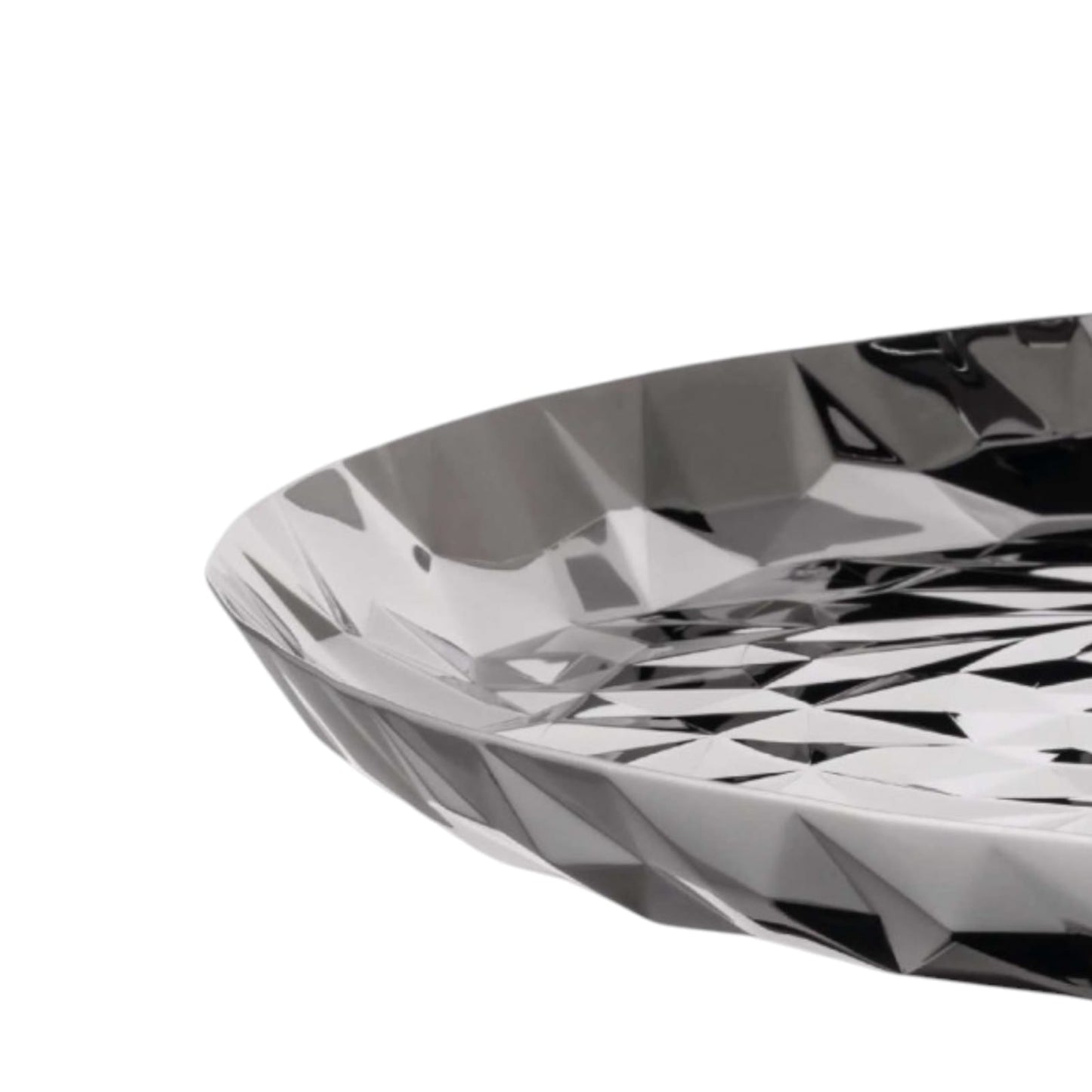 Alessi CR03/40 Joy n 3 Vassoio Rotondo Acciaio Inossidabile 18/10 Argento - LEDAR SHOP