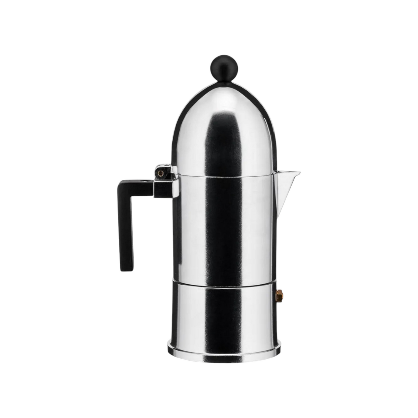 Alessi La cupola Caffettiera espresso in fusione di alluminio Design Aldo Rossi