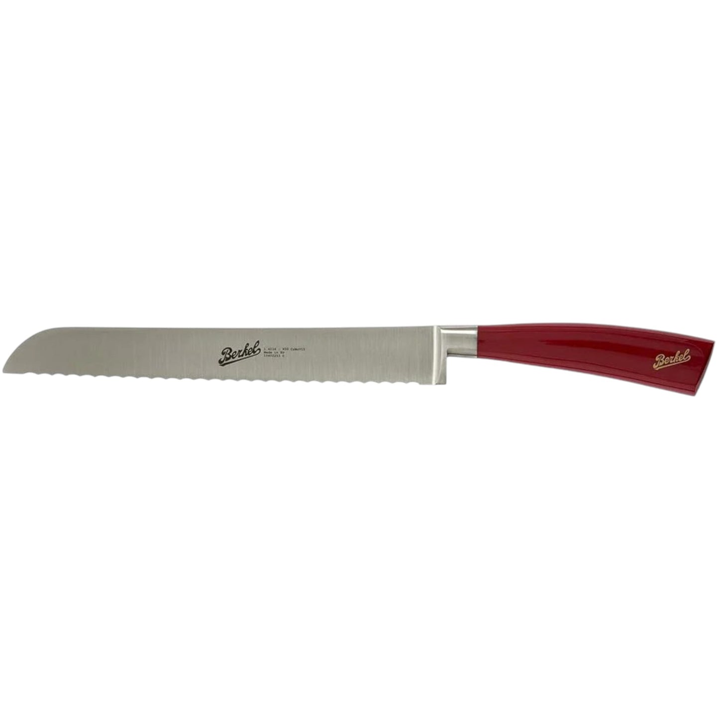 Berkel Elegance Coltello pane 22 cm Rosso - LEDAR SHOP
