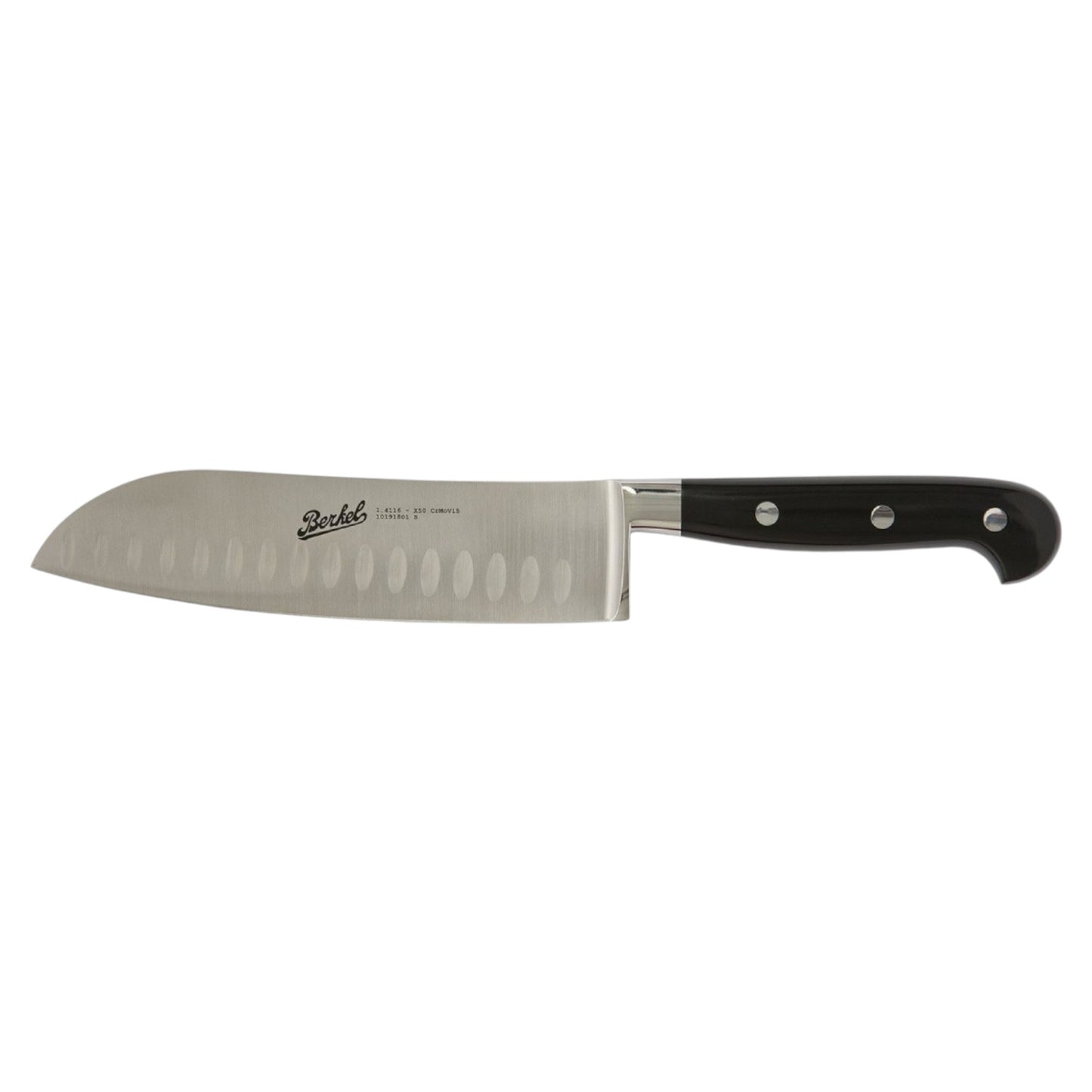 Berkel coltello santoku 18cm nero - LEDAR SHOP