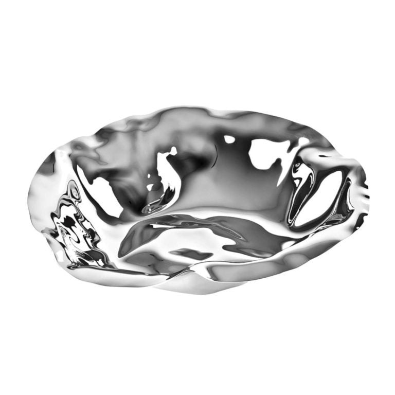 ALESSI Cestino Rotondo In Acciaio Sarrià - 90084 - LEDAR SHOP