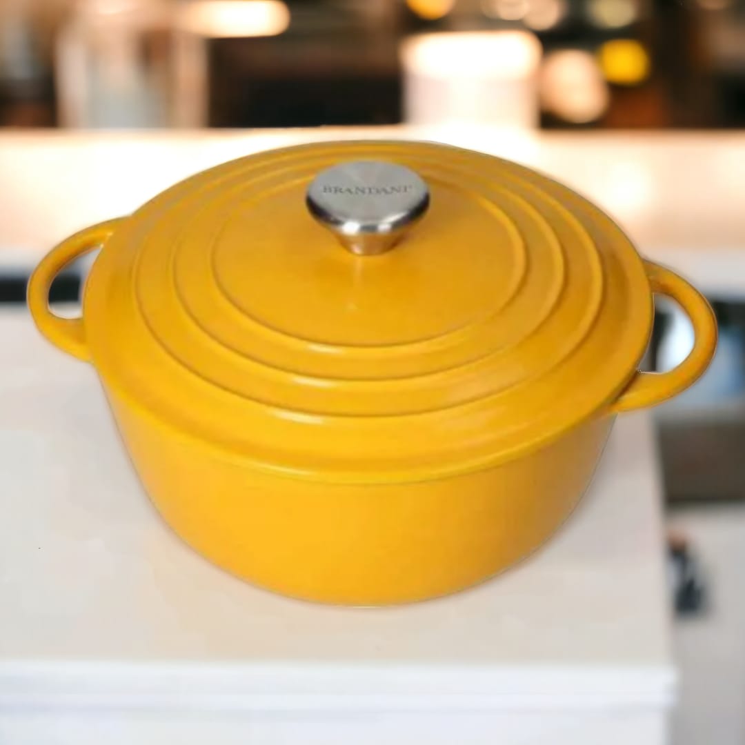 Casseruola Cocotte Ghisa Smaltata 3L Brandani