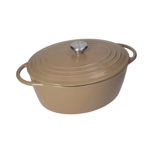 Casseruola Cocotte Ovale Ghisa Smaltata 5 L Brandani