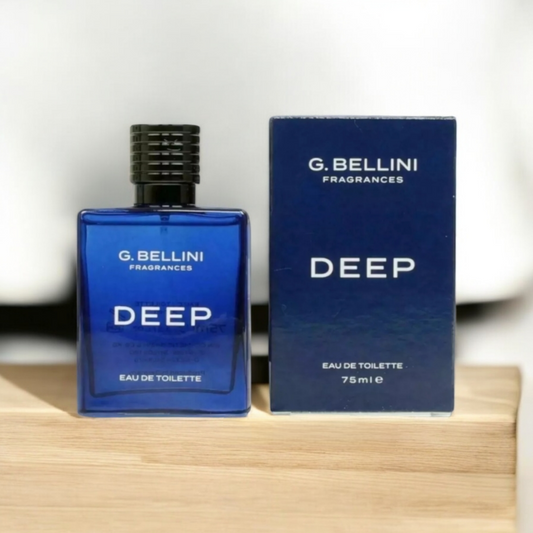 G. Bellini Fragrances DEEP Profumo Uomo Eau DE PARFUM 75 ml Vegan spray
