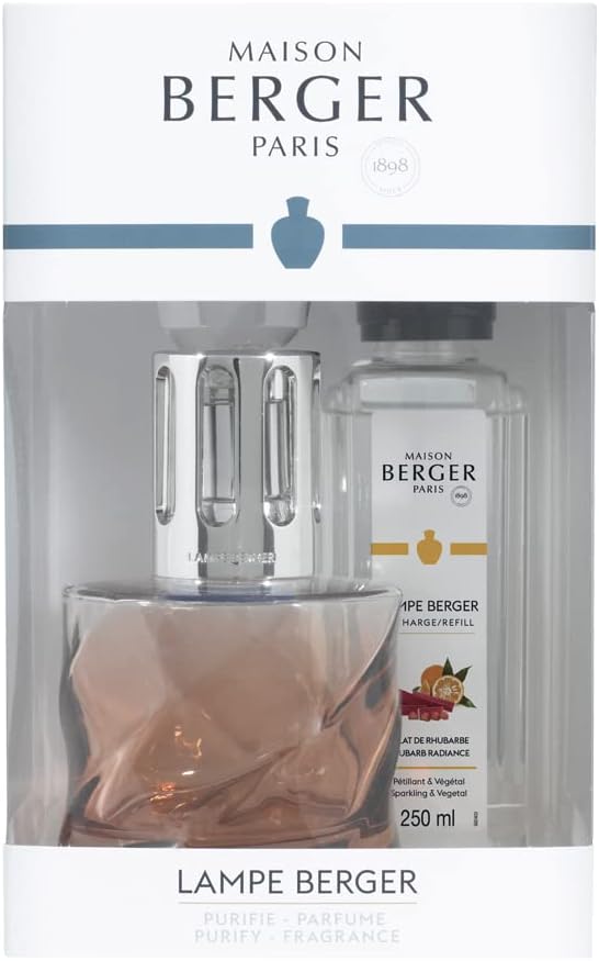 LAMPADA CATALITICA SPIRALE AMBRA + FRAGRANZA CRUNCHY RHUBARB 250ML MAISON BERGER PARIS