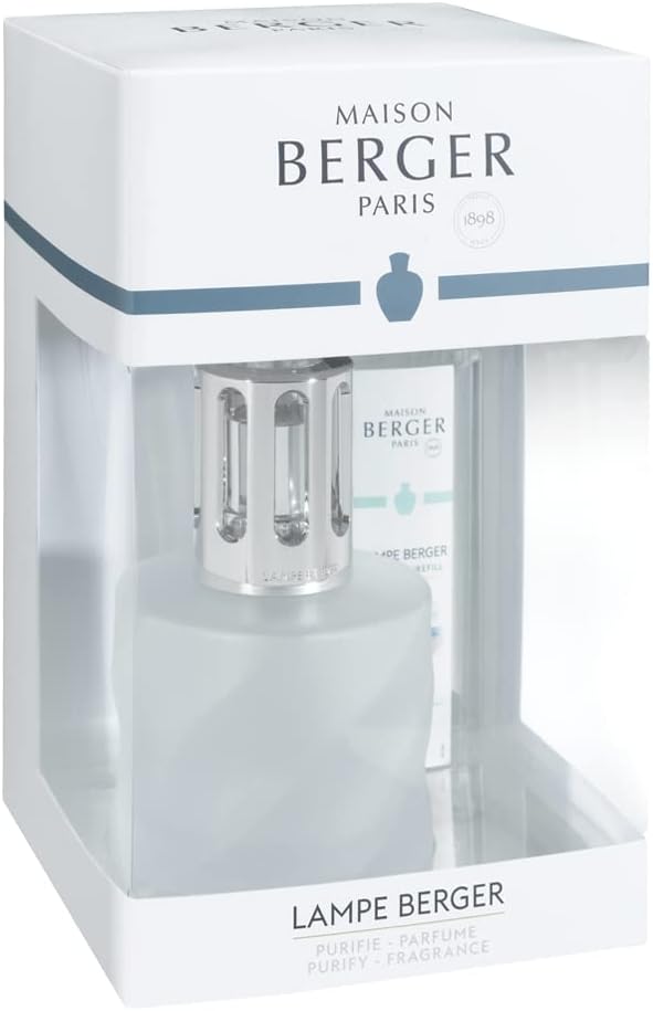 Lampe Berger Paris Cofanetto SPIRALE GIVREE + 250ml Eclat de Rhubarbe