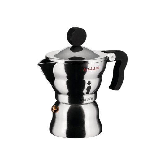 Alessi Moka Caffettiera Espresso in Fusione di Alluminio