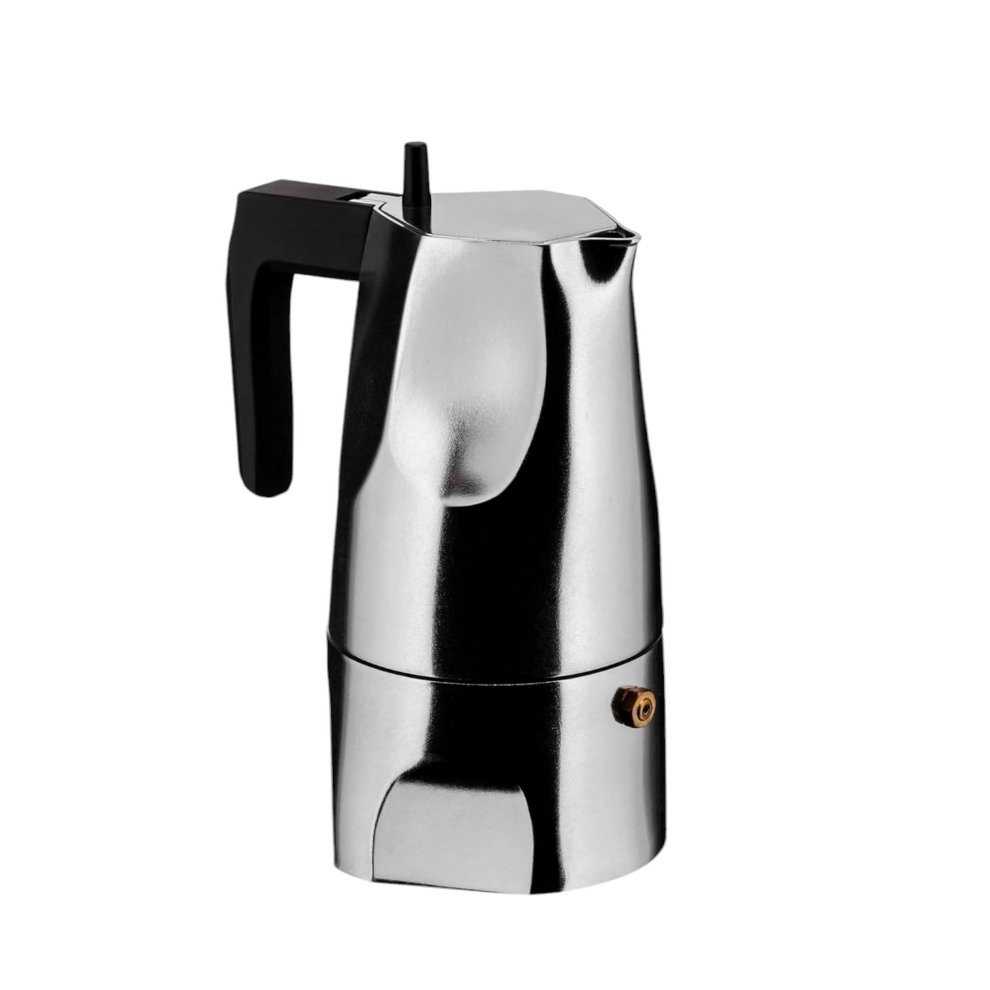 Moka Caffettiera espresso in fusione di alluminio Alessi Ossidiana