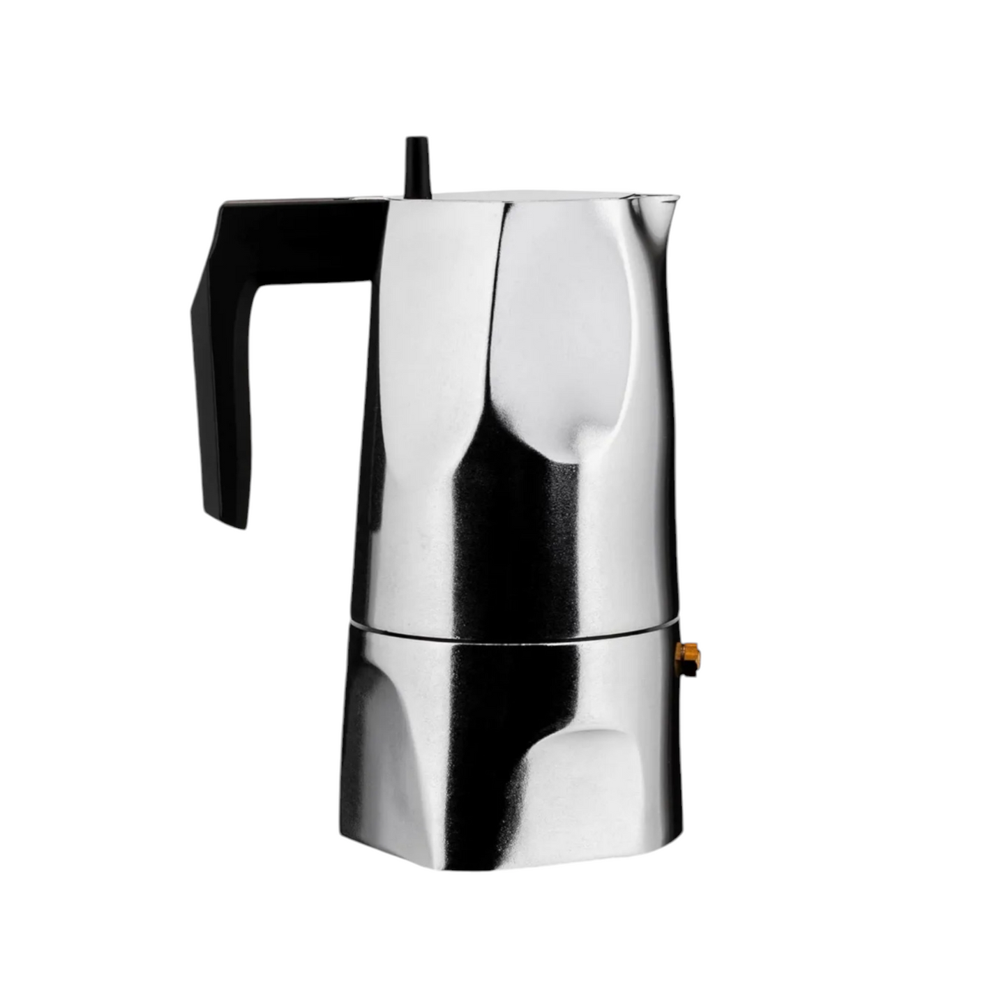 Moka Caffettiera espresso in fusione di alluminio Alessi Ossidiana