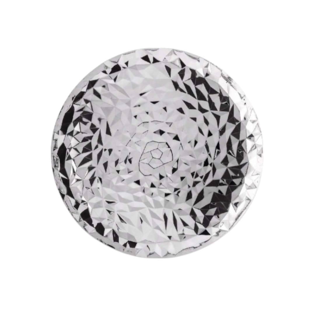 Alessi CR03/40 Joy n 3 Vassoio Rotondo Acciaio Inossidabile 18/10 Argento - LEDAR SHOP