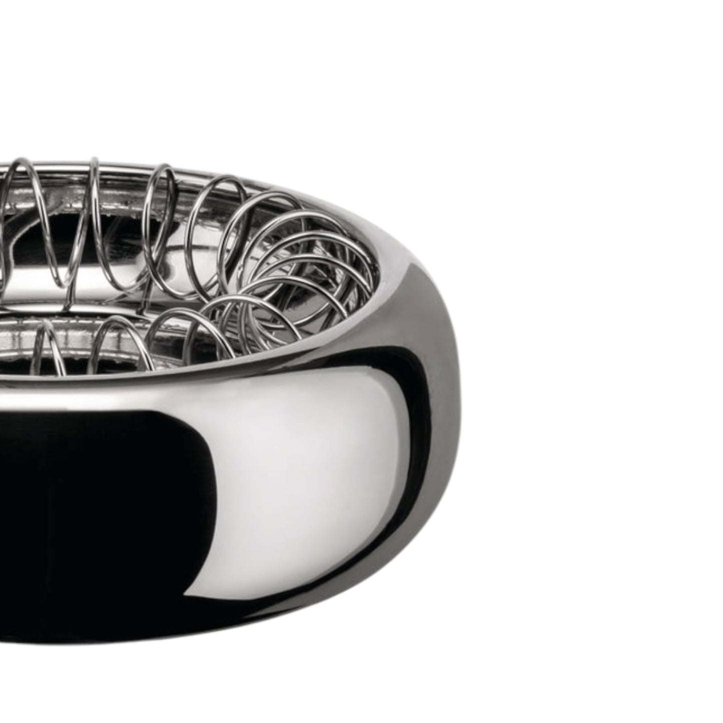 Alessi Spirale Posacenere in Acciaio Inossidabile Lucido - LEDAR SHOP