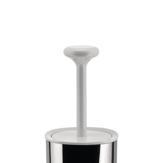 Alessi PL08 W Birillo Scopino da Bagno in PMMA e Acciaio Inossidabile 18/10 Lucido Bianco - LEDAR SHOP