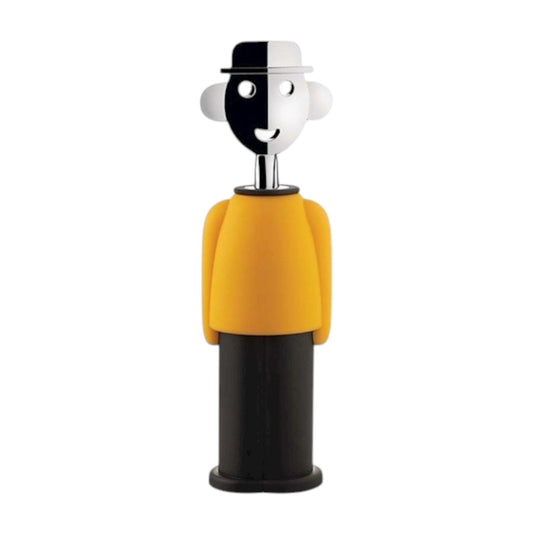 Alessi AM23 YB Cavatappi di Design Resina termoplastica zama cromata Giallo - LEDAR SHOP