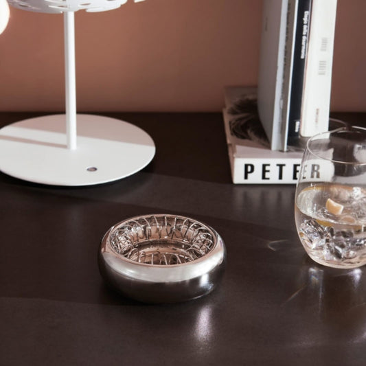 Alessi Spirale Posacenere in Acciaio Inossidabile Lucido - LEDAR SHOP