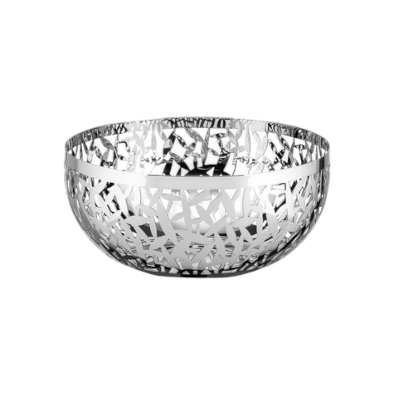 Alessi Fruttiera grande in acciaio dal design moderno ed elegante collezione Mediterraneo Alessi Fruttiera grande in acciaio dal design moderno ed elegante collezione Mediterraneo