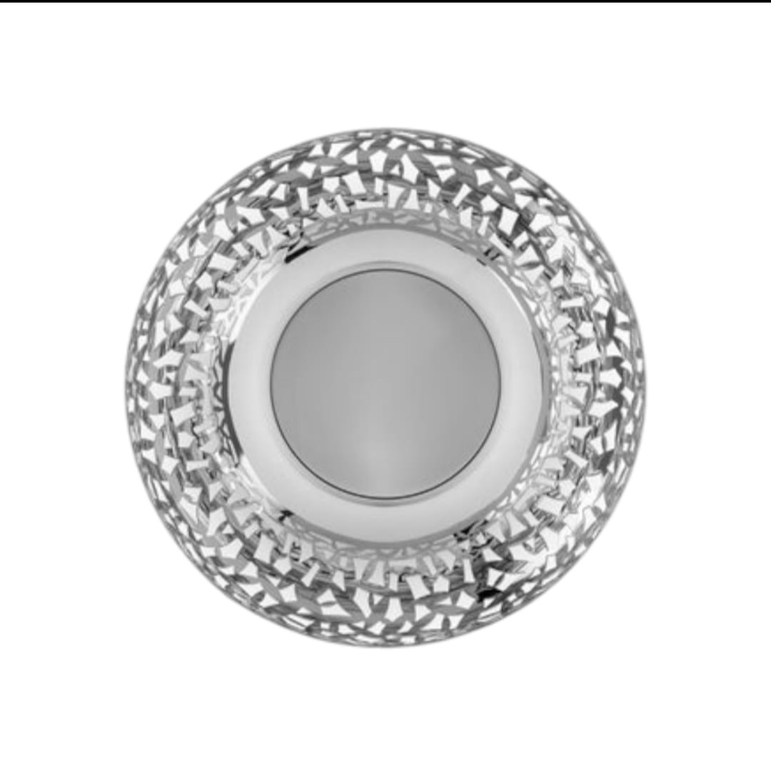 Alessi Cactus MSA04/29 Fruttiera Traforata Acciaio Inox Lucido 18/10 Argento 29 cm - LEDAR SHOP