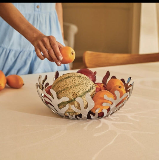 Alessi Mediterraneo ESI01/29 Fruttiera di Design in Acciaio Inox 29cm - LEDAR SHOP