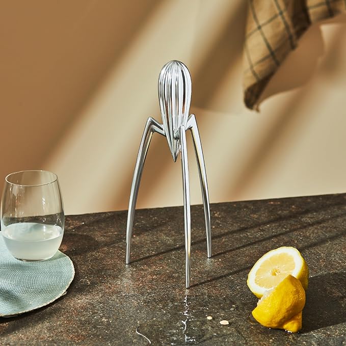 Spremiagrumi Manuale Di Design In Fusione Di Alluminio, Lucido, 15.24 x 15.24 x 27.94 cm 600 grammi Alessi Psjs Juicy Salif - LEDAR DI PIERINI DONATELLA