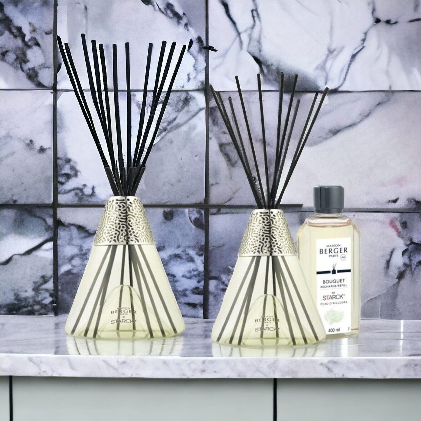 Bastoncini profumati MAISON Berger Paris  di Starck Green  Peau d'Ailleurs