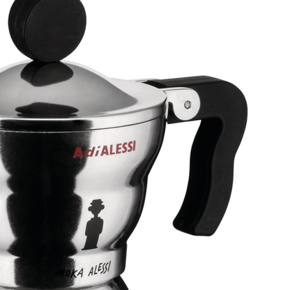 Alessi Moka Caffettiera Espresso in Fusione di Alluminio
