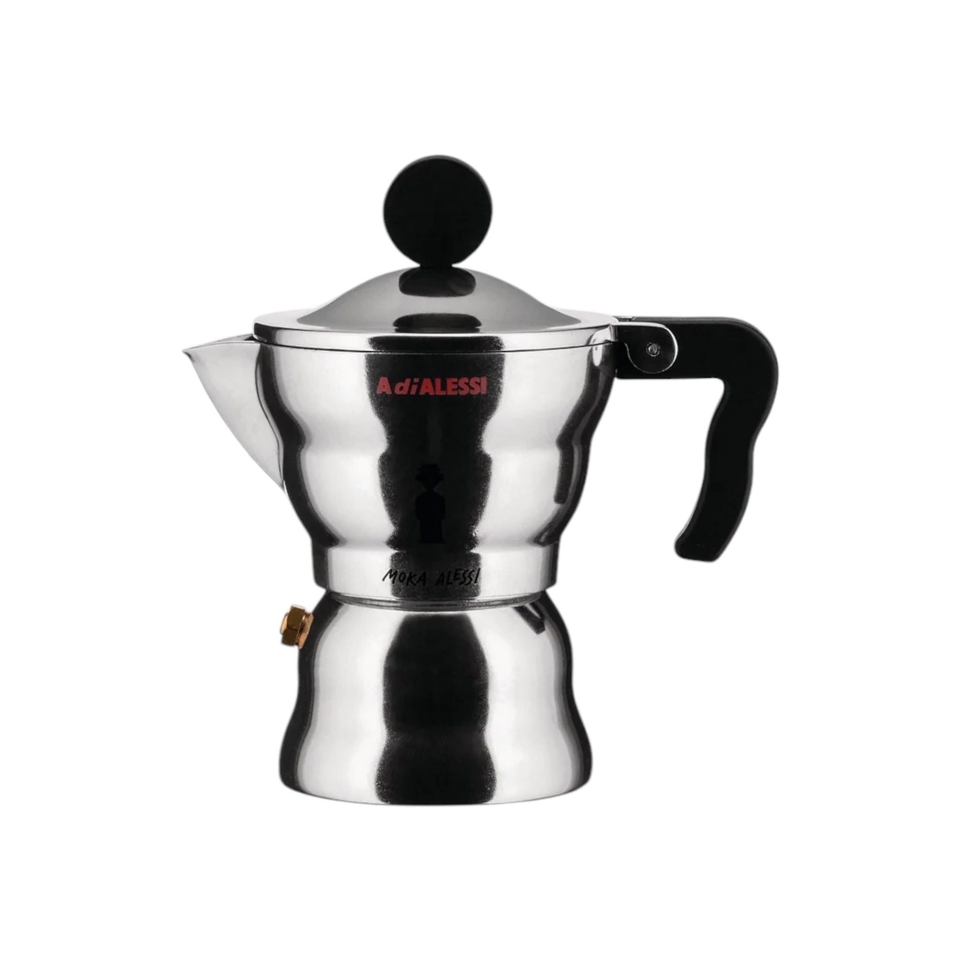 Alessi Moka Caffettiera Espresso in Fusione di Alluminio