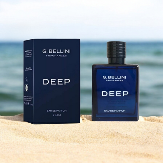 G. Bellini Fragrances  DEEP  Profumo Uomo  Eau DE PARFUM 75 ml Vegan spray
