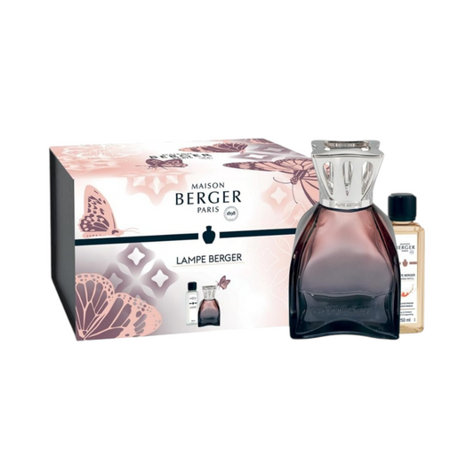 Lampada Catalitica Lampe Berger Lilly Rosa + Flacone 250ml Pétillance Exquise