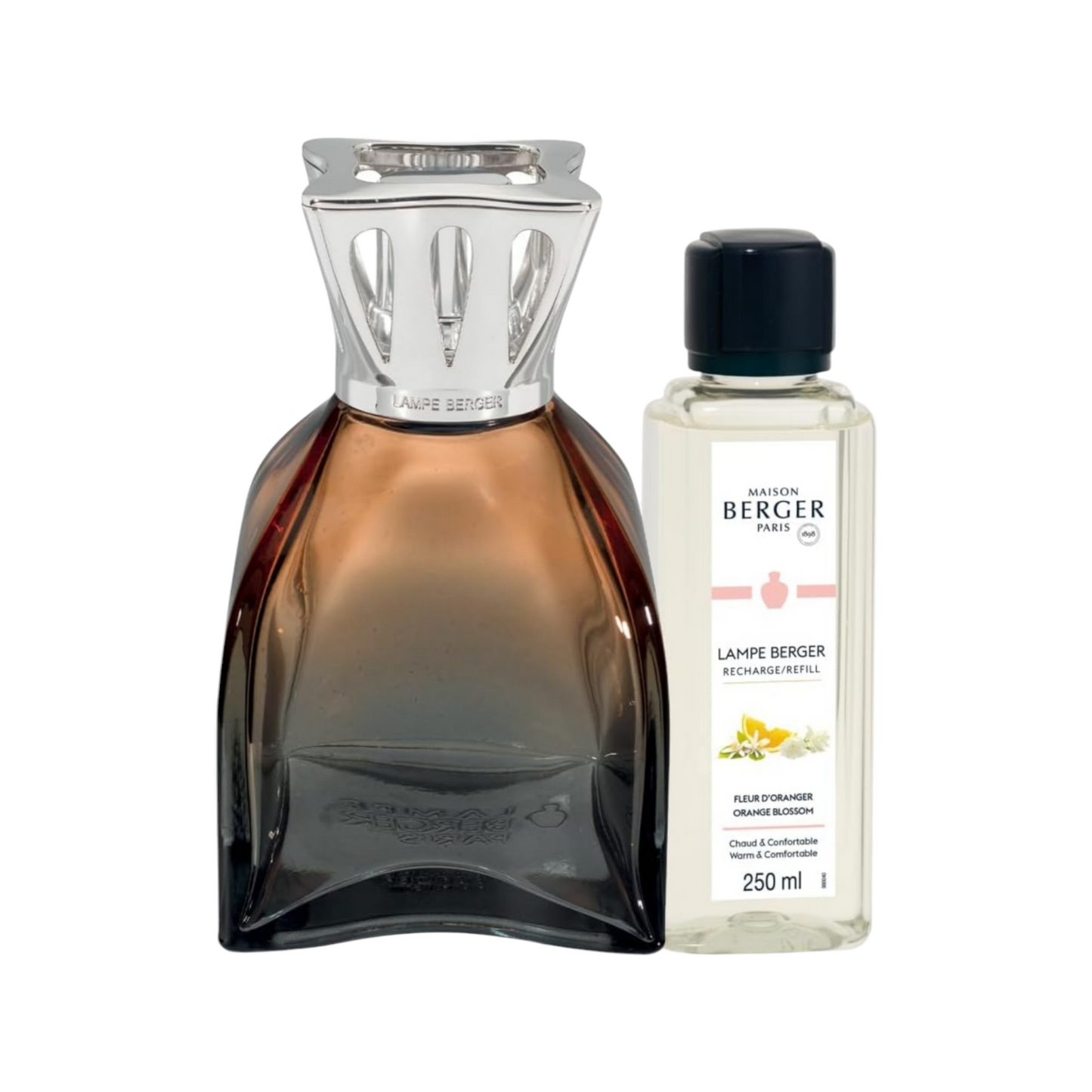 Lampada Catalitica MAISON BERGER Paris  Lilly Nude Ocra con Flacone 250ml Fleur dOranger