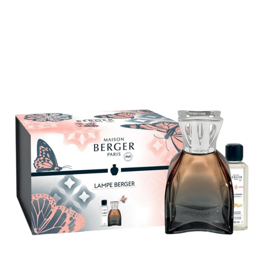 Lampada Catalitica MAISON BERGER Paris  Lilly Nude Ocra con Flacone 250ml Fleur dOranger