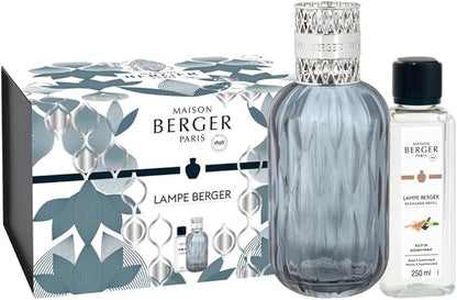 Lampada catalitica Lampe Berger Paris Collezione Quintessence Blu + 250ml Blé d’Or