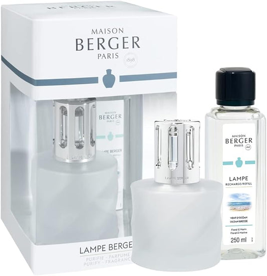 Lampe Berger Paris  Cofanetto SPIRALE  GIVREE + 250ml Eclat de Rhubarbe