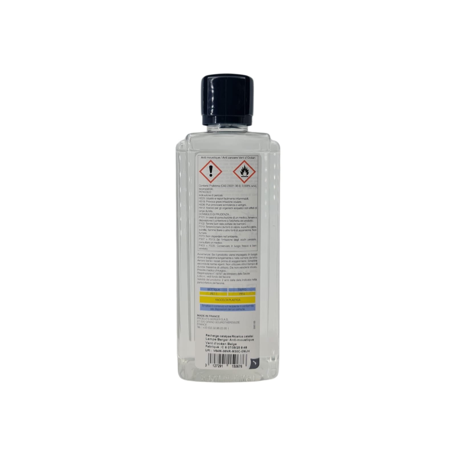 ANTI ZANZARA RICARICA LAMPE BERGER 500 ML  PER LAMPADA CATALITICA - LEDAR SHOP