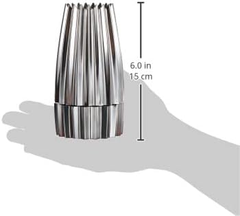 Macinapepe Grind in alluminio pressofuso lucido 7,50 x 7,50 x 14,20 cm acciaio Alessi Grind Wal03