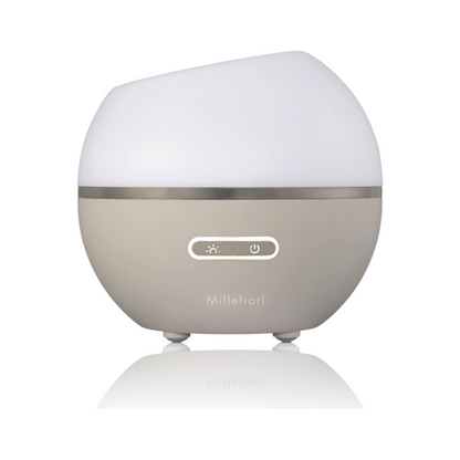 Millefiori  Milano  Diffusore Ad Ultrasuoni Hydro Mezza Sfera Bianco Tortora
