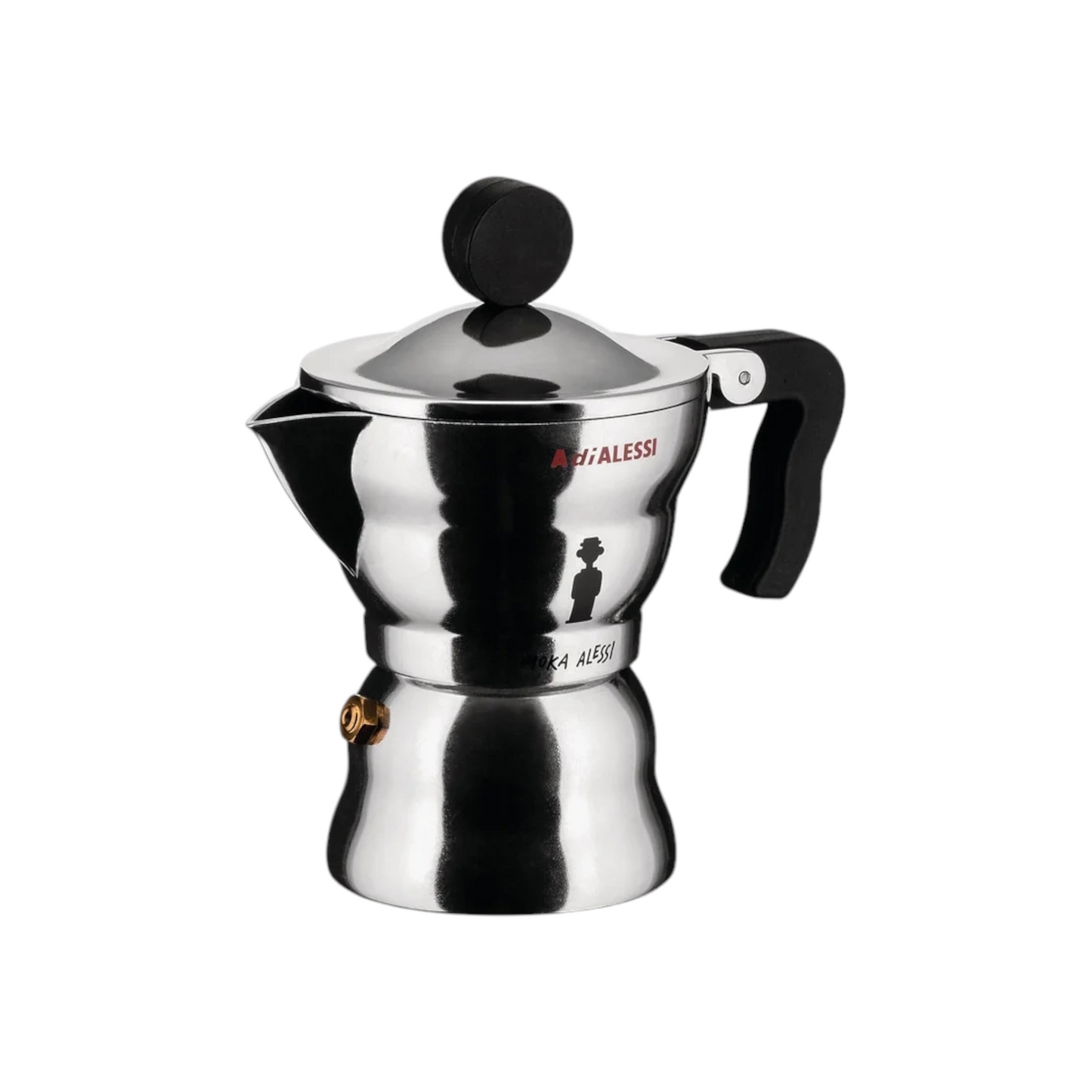 Alessi Moka Caffettiera Espresso in Fusione di Alluminio