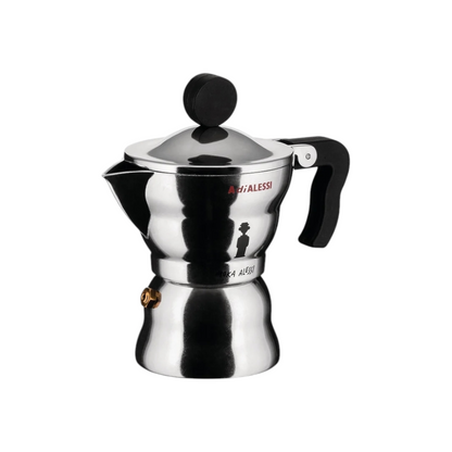 Alessi Moka Caffettiera Espresso in Fusione di Alluminio