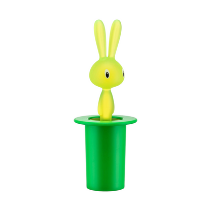 Porta stuzzicadenti In Resina Termoplastica Verde  7.6 x 7.6 x 15.2 cm  Alessi Magic Bunny