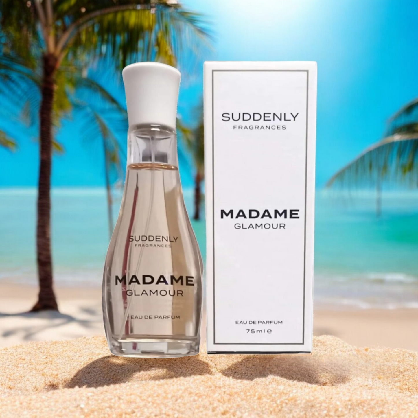 Suddenly  Fragrances Madame Glamour 75 ml   Profumo Donna  Intenso Duraturo vegan spray